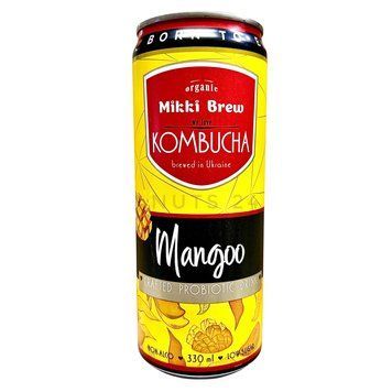 Напій безалкогольний комбуча Mikki Brew Mango 330 мл  1411020414 фото