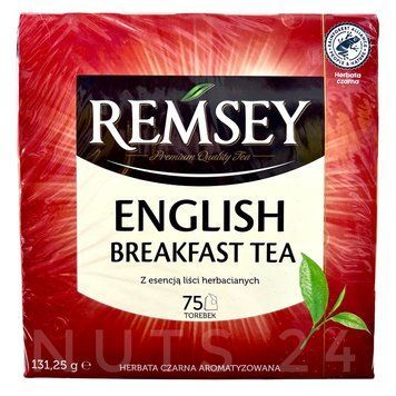 Чай чорний з бергамотом "English breakfast tea" Remsey 75 пакетиків   1011020363 фото