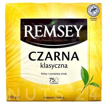 Чай чорний класичний "Czarna klasyczna" Remsey 75 пакетиків   1011020364 фото