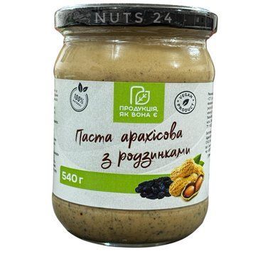 Паста арахісова з родзинками 500 г 1941344 фото