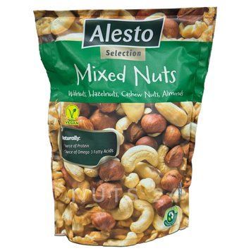 Мікс горіхів Alesto (волоський горіх, кеш'ю, лісовий горіх, мигдаль) 200 г 1111020237 фото