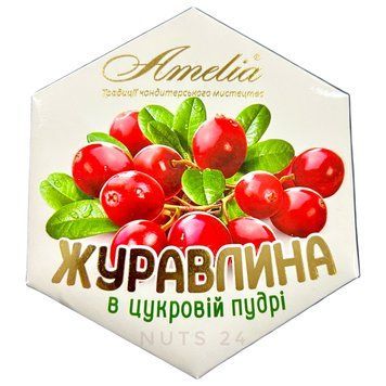Журавлина в цукровій пудрі Amelia 100 г 1211020390 фото