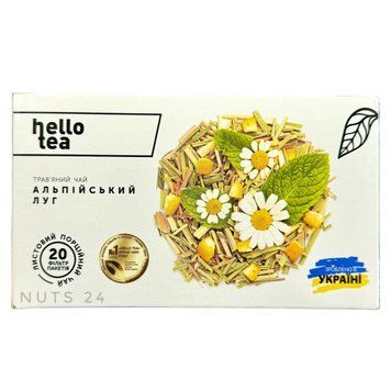Чай трав'яний "Альпійський луг" Hello Tea фільтр-пакет 20 шт  1011020347 фото